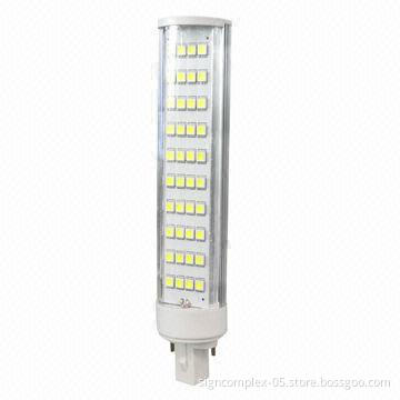G24 LED Bulb with High-thermal Conductivity Aluminum Alloy Housing 6063 and 9W Power